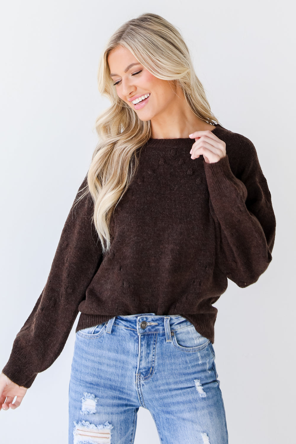 Sweater in mocha