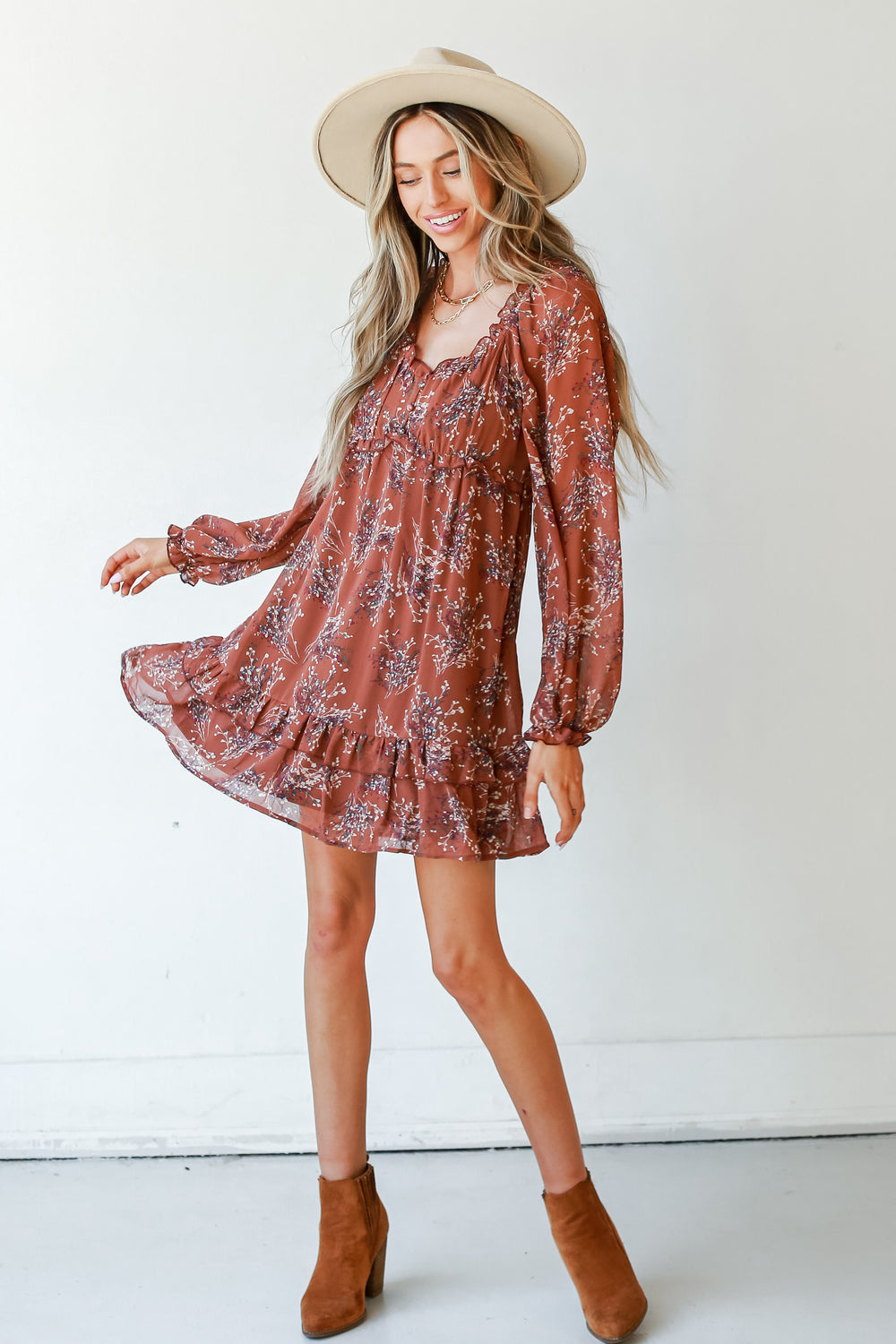 Floral Babydoll Dress from dress up