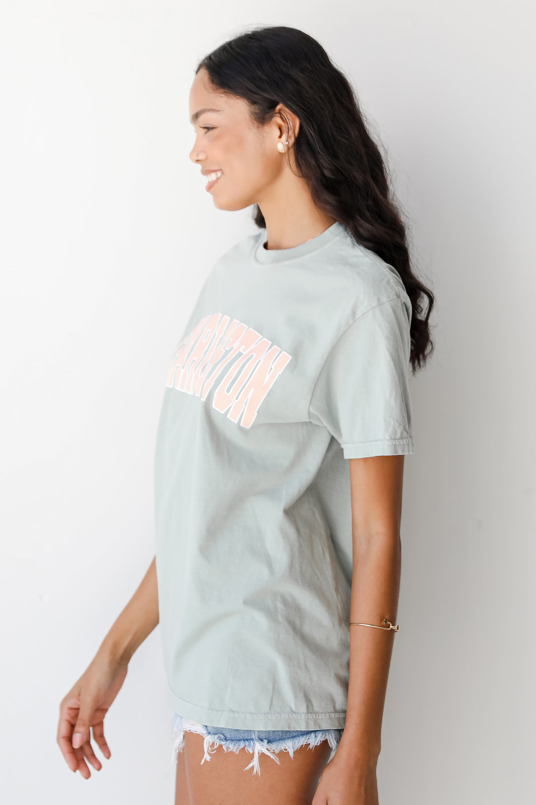 Sage Charleston Tee side view