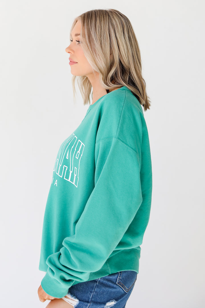 Green Savannah Georgia Pullover side view