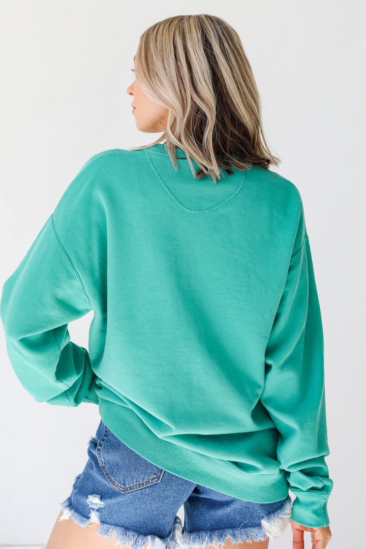 Green Savannah Georgia Pullover back view