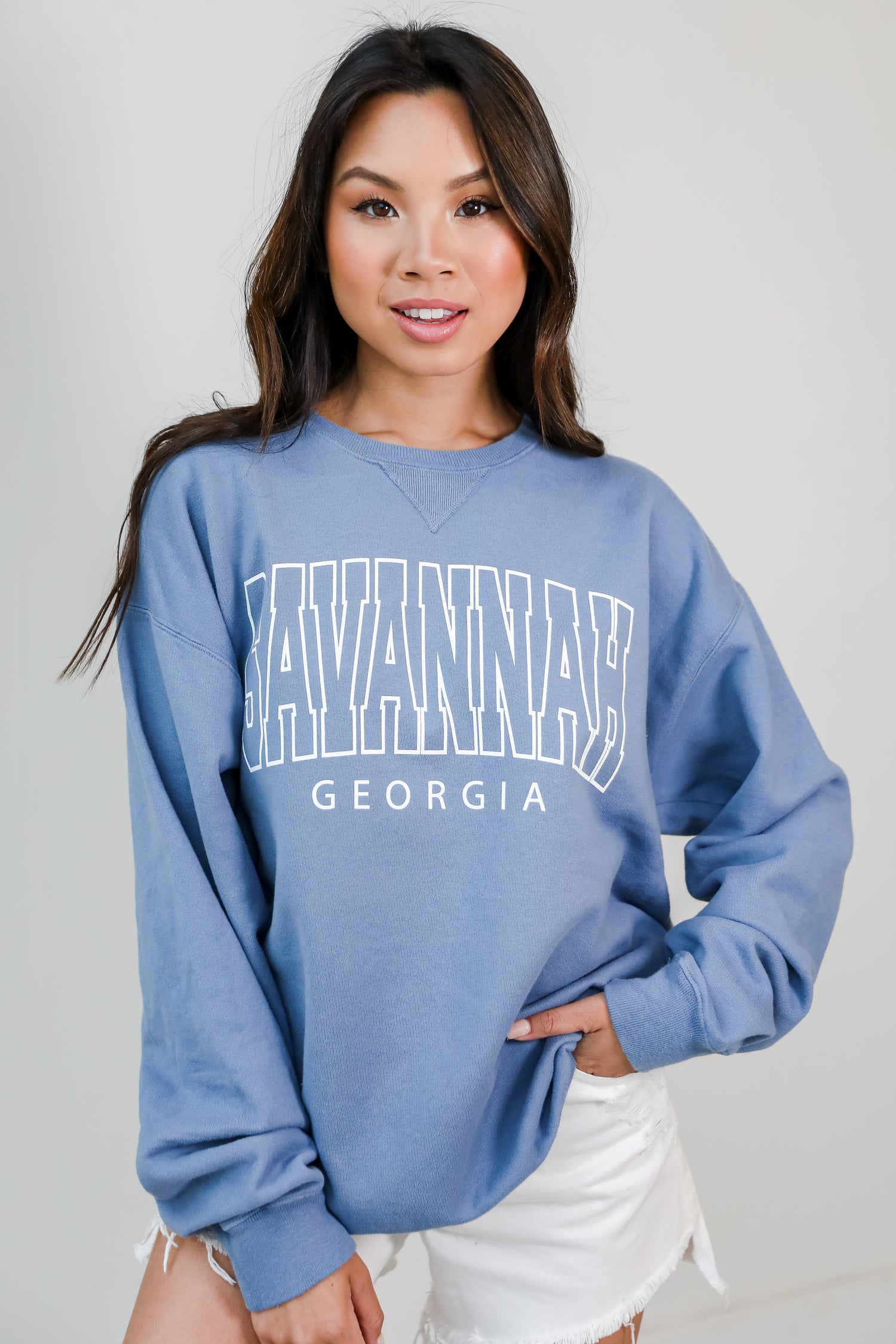 Savannah Georgia Pullover front view