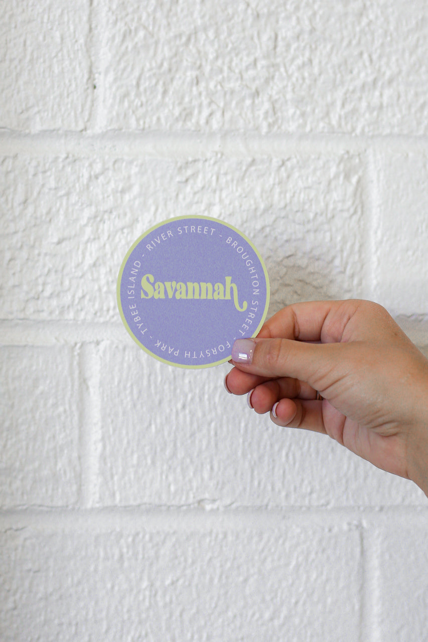 Savannah City Sticker