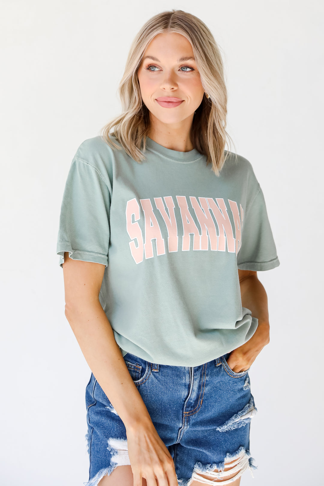 Sage Savannah Tee front view