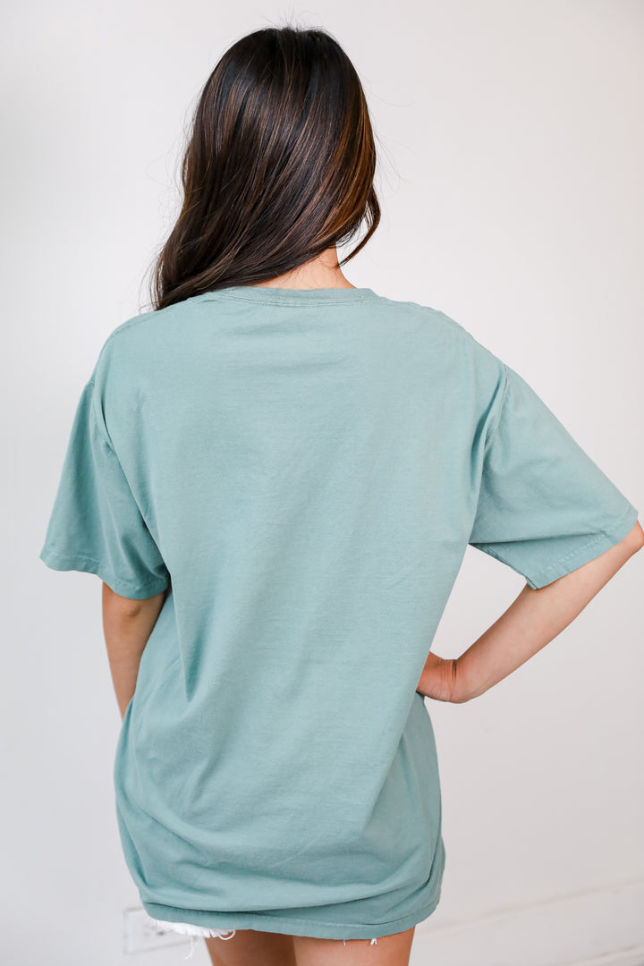 Seafoam Savannah Georgia Script Tee back view