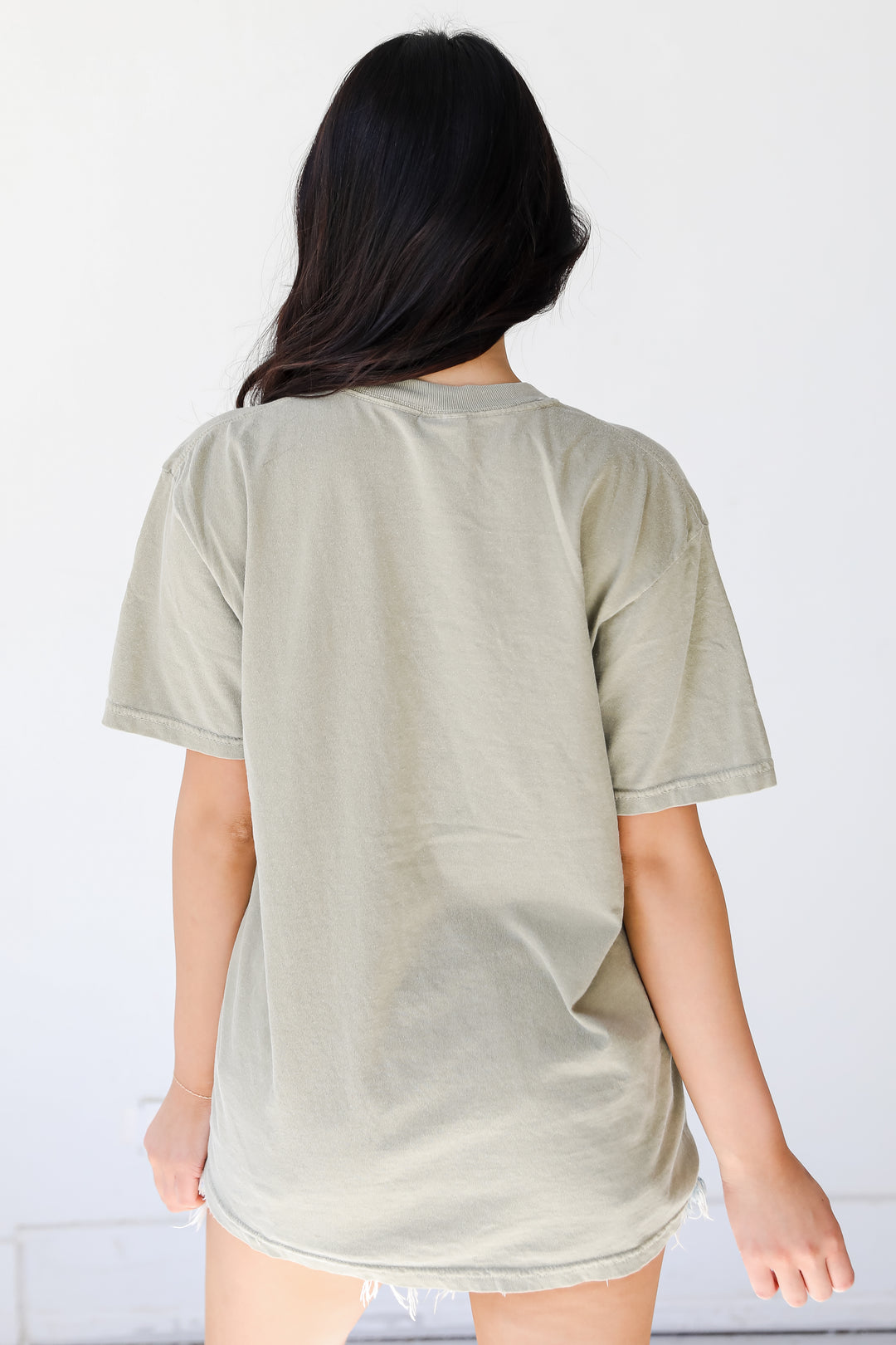 Light Olive Savannah Georgia Tee back view