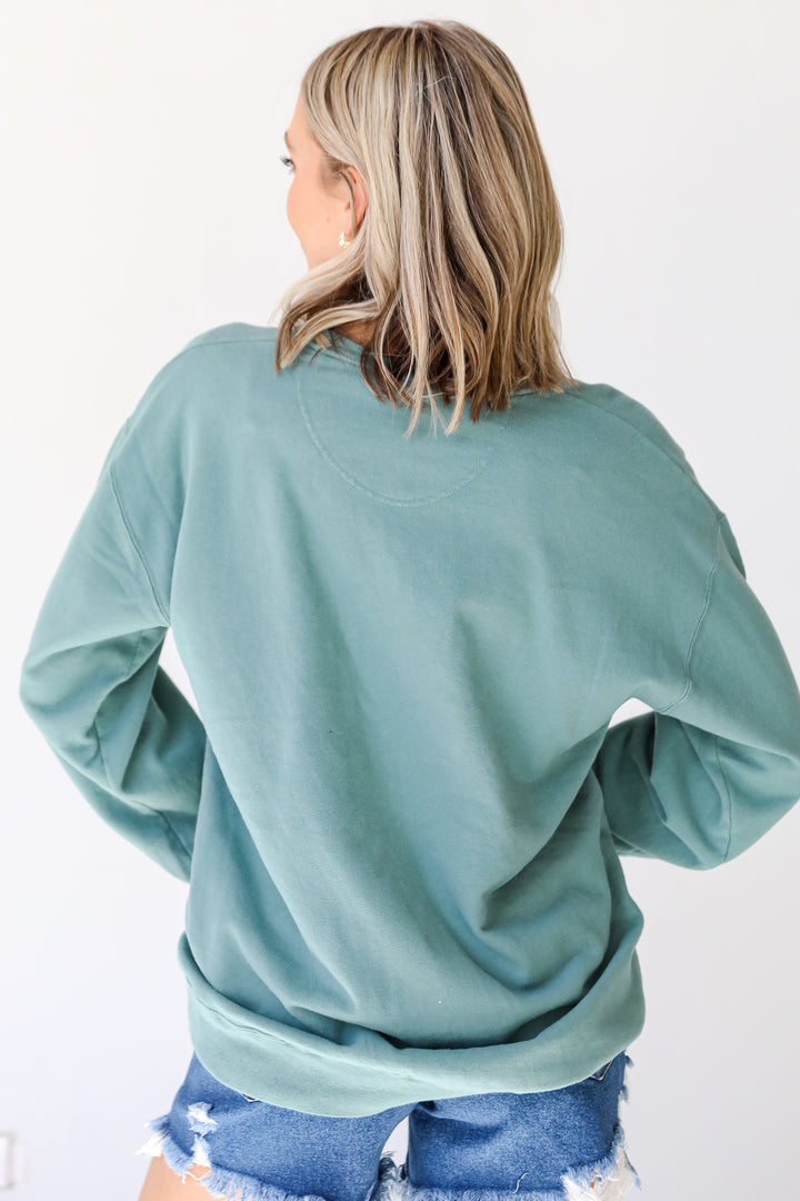 Seafoam Suwanee Georgia Pullover back view