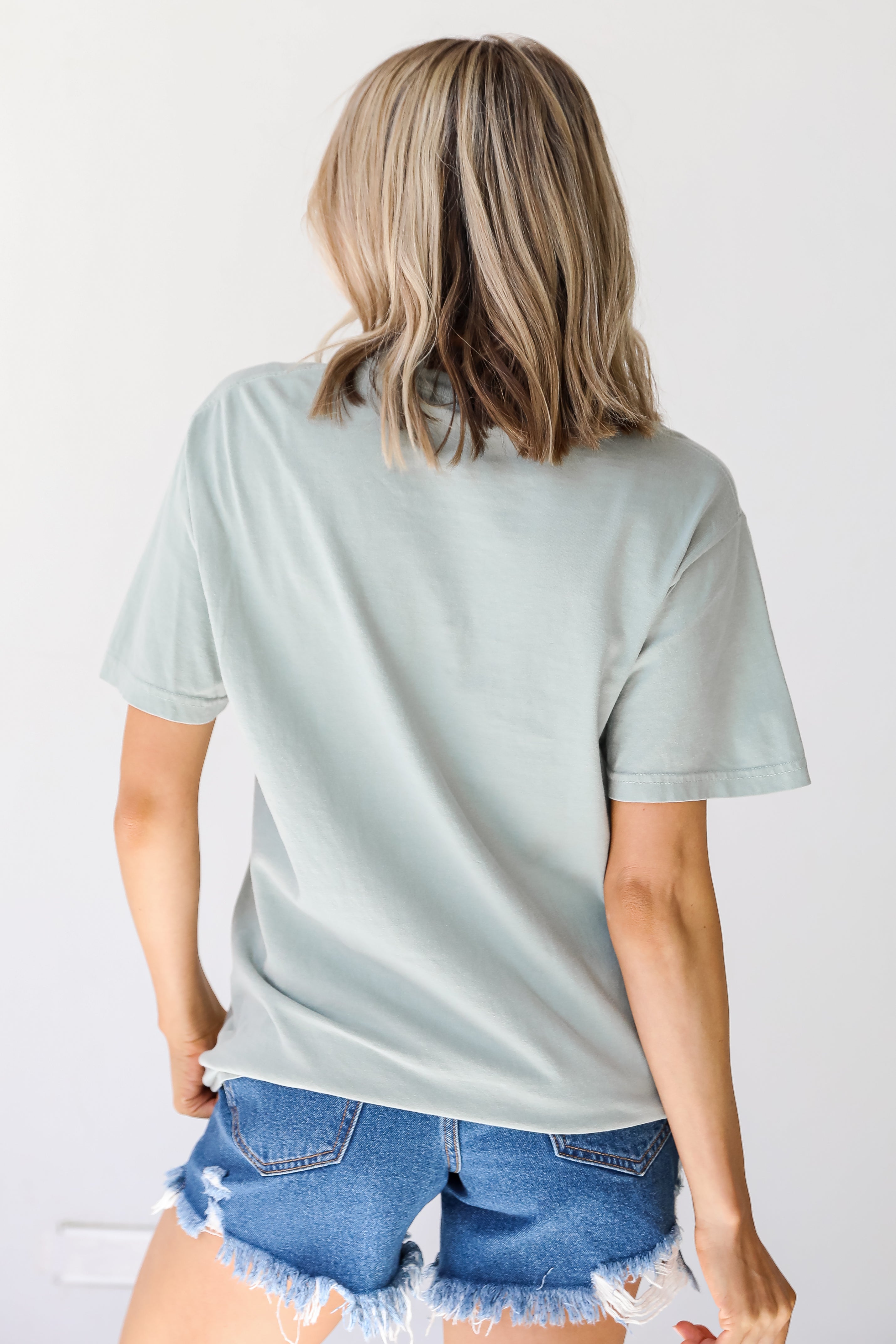 Sage Suwanee Tee back view