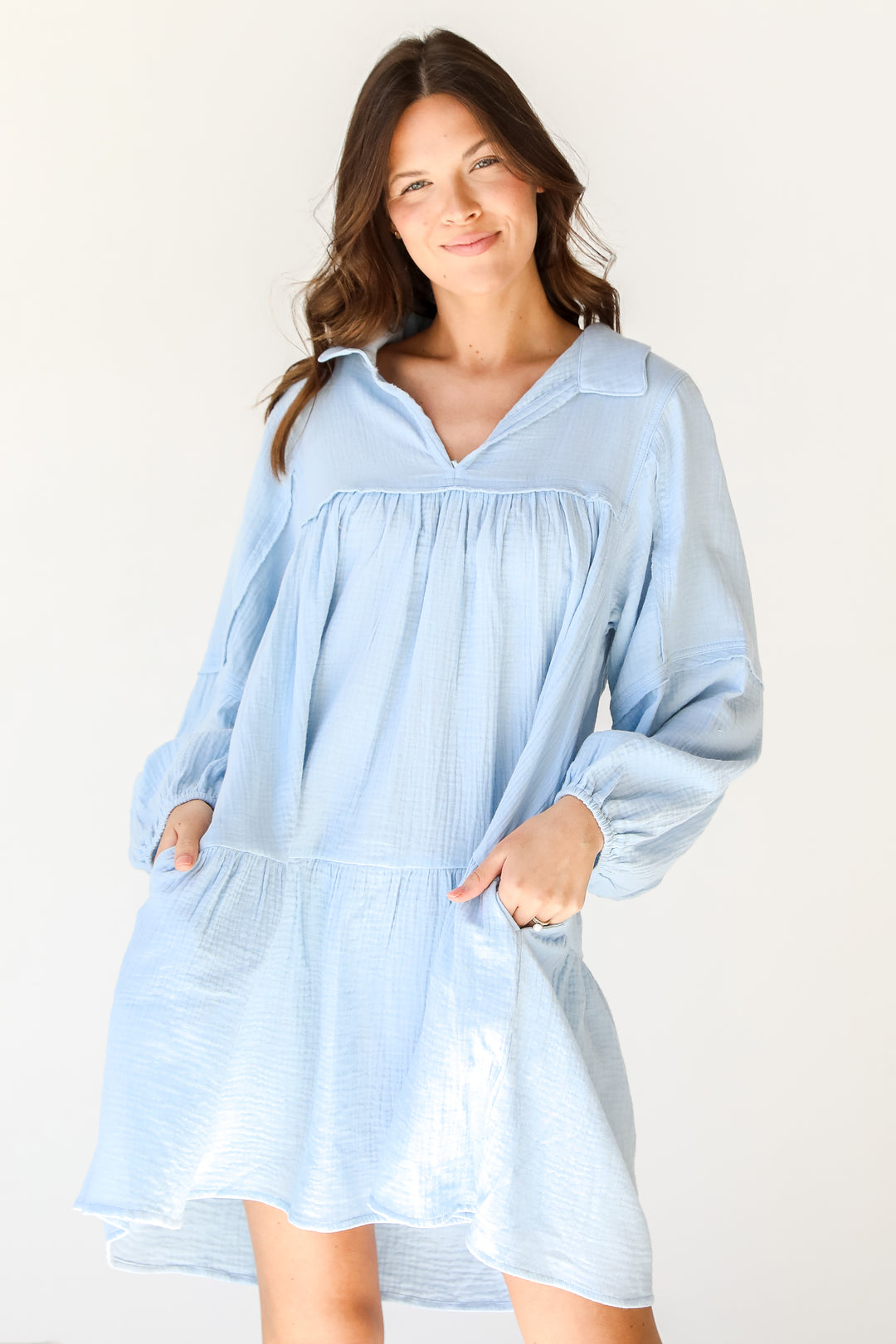 Linen Mini Dress from dress up