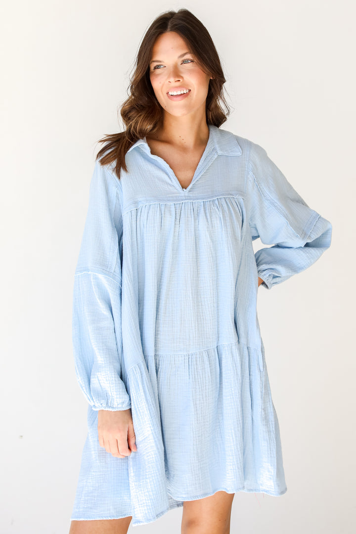 Linen Mini Dress